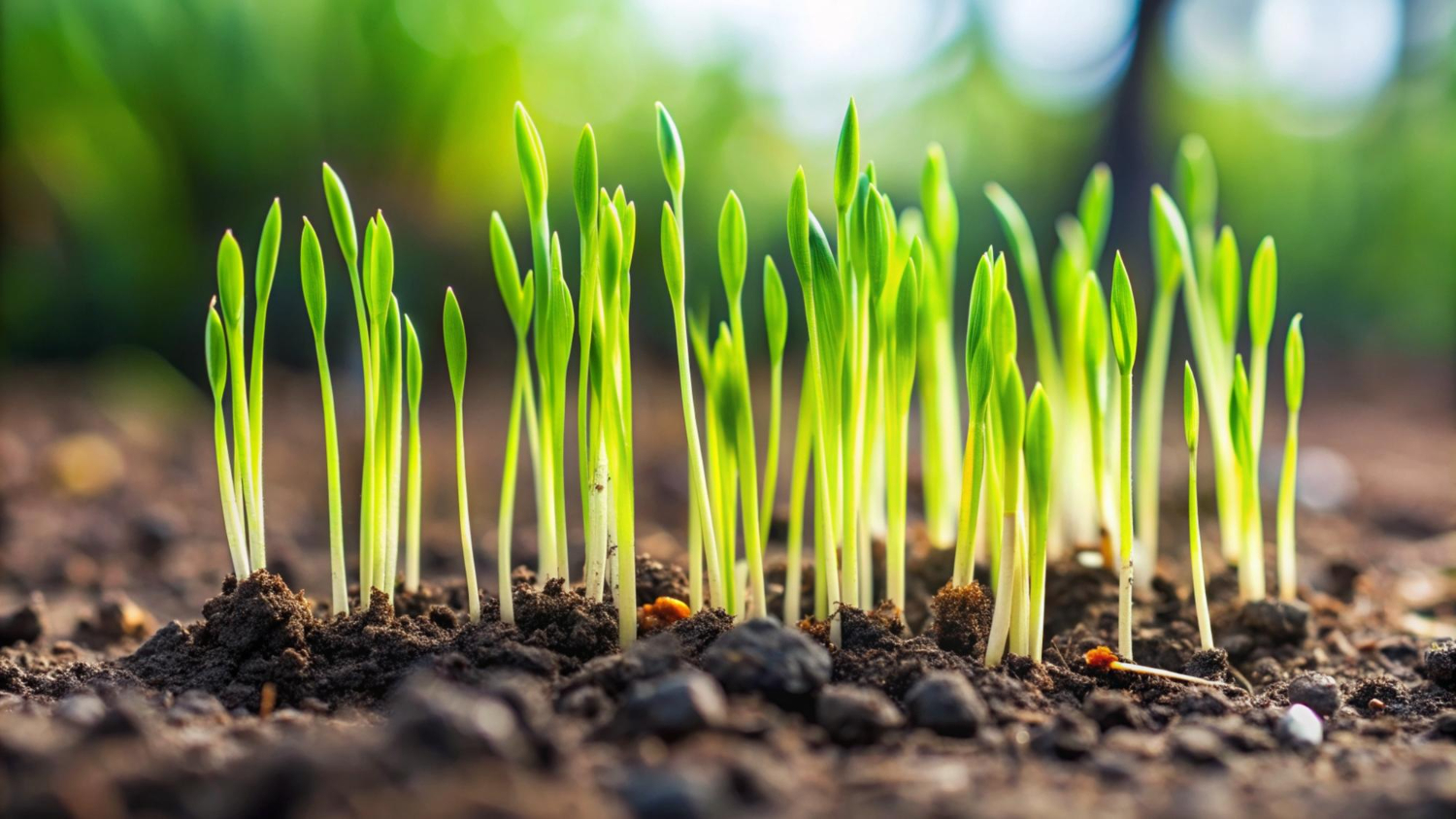 Korzenie trawy wystające z ziemi