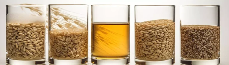 Szklanki z nasionami